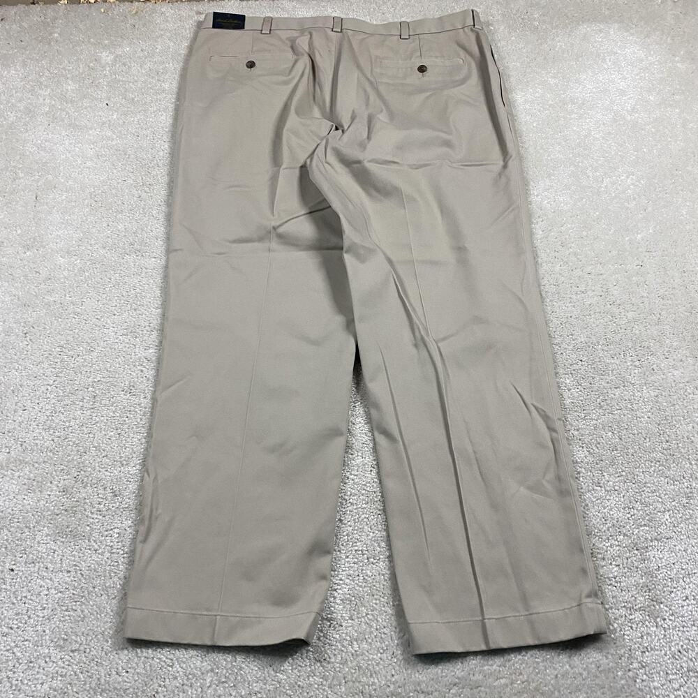 Brooks Brothers Chino Pants Mens 40x30 Khaki Clark Advantage Wrinkle Free Cotton